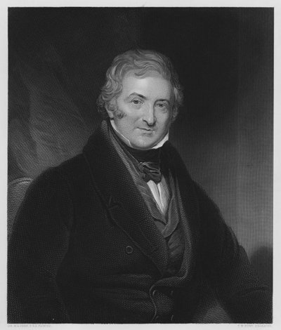 Thomas Morton, The Dramatist, from the Picture in the Vernon Gallery by Martin Archer after Shee